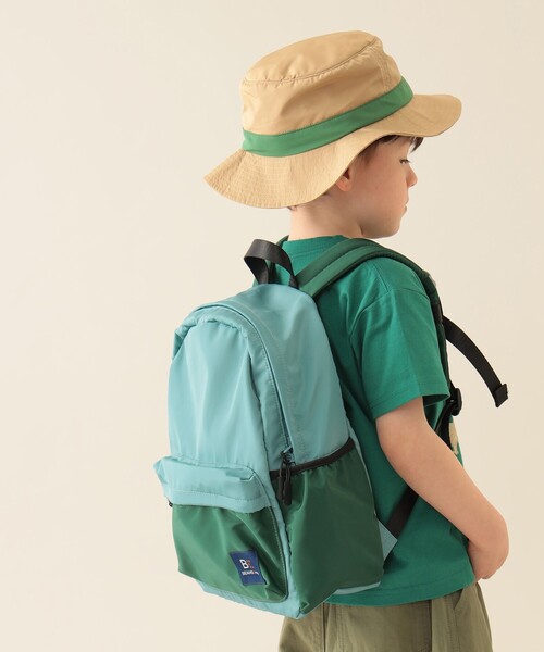 BEAMS mini（ビームスミニ）の「カラー デイパック 2025SS（バックパック/リュック・キッズ・ベージュ/ピンク/グリーン・ONE SIZE）」の11枚目の写真
