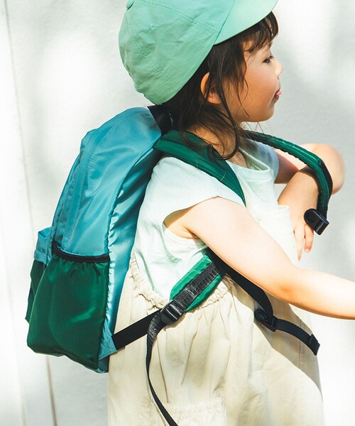 BEAMS mini（ビームスミニ）の「カラー デイパック 2025SS（バックパック/リュック・キッズ・ベージュ/ピンク/グリーン・ONE SIZE）」の9枚目の写真