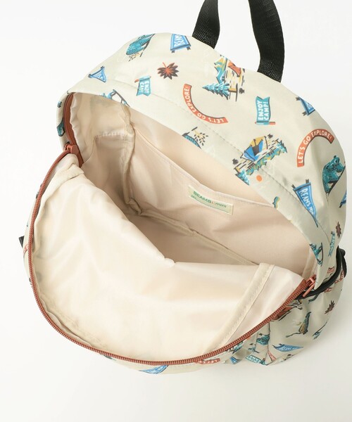 BEAMS mini（ビームスミニ）の「カラー デイパック 2025SS（バックパック/リュック・キッズ・ベージュ/ピンク/グリーン・ONE SIZE）」の15枚目の写真