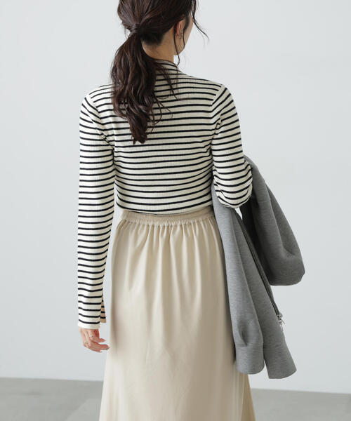 FREE'S MART（フリーズマート）の「◆〈洗える〉マシンウォッシャブルボトルネックリブニット（ニット/セーター・レディース・ホワイト/グレー/ピンク/ホワイト系その他・FREE）」の17枚目の写真