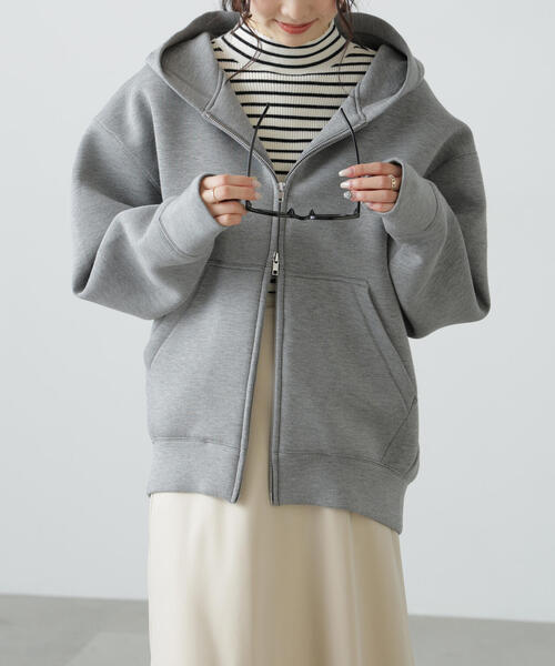 FREE'S MART（フリーズマート）の「◆〈洗える〉マシンウォッシャブルボトルネックリブニット（ニット/セーター・レディース・ホワイト/グレー/ピンク/ホワイト系その他・FREE）」の6枚目の写真