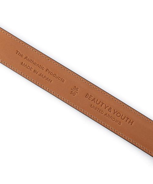 BEAUTY&YOUTH UNITED ARROWS（ビューティーアンドユースユナイテッドアローズ）の「BY ベーシック ガラスレザー ベルト ◆（ベルト・メンズ・ブラック/ダークブラウン・34inch/32inch/36inch/30inch）」の5枚目の写真