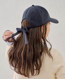 Chico | 刺繍入りバックリボンキャップ(ハット)