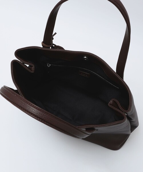 SHIPS ブラウンレザートートバッグ SHIPS Colors:スプリット レザー トート バッグ◇（トートバッグ