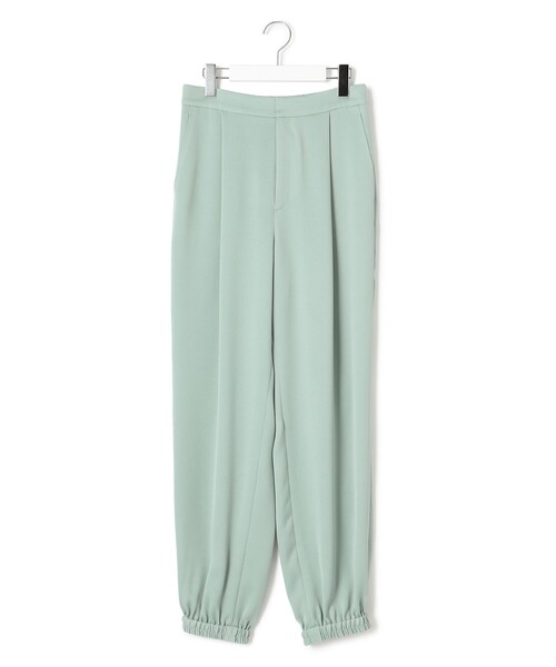 23区 S（ニジュウサンクチイサイサイズ）の「【防シワ性/吸水速乾】ジョーゼットサテン ジョグパンツ（その他パンツ・レディース・ライトグリーン系/ブラック系/ベージュ系・34/30/32）」の21枚目の写真