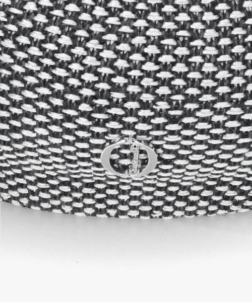 Chapeau d' O（シャポードオー）の「Chapeau d' O  TM Tweedy Beret / シャポードオー（ハンチング/ベレー帽・レディース・ホワイト/ブラック/ネイビー・M/57.5cm）」の15枚目の写真