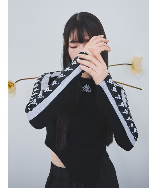 Kappa(カッパ)の「【Kappa】レオタードロゴロンT(Tシャツ/カットソー・レディース・ブラック/グレー/ブルー・FREE)」の12枚目の写真