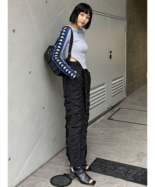 Kappa(カッパ)の「【Kappa】レオタードロゴロンT(Tシャツ/カットソー・レディース・ブラック/グレー/ブルー・FREE)」の19枚目の写真