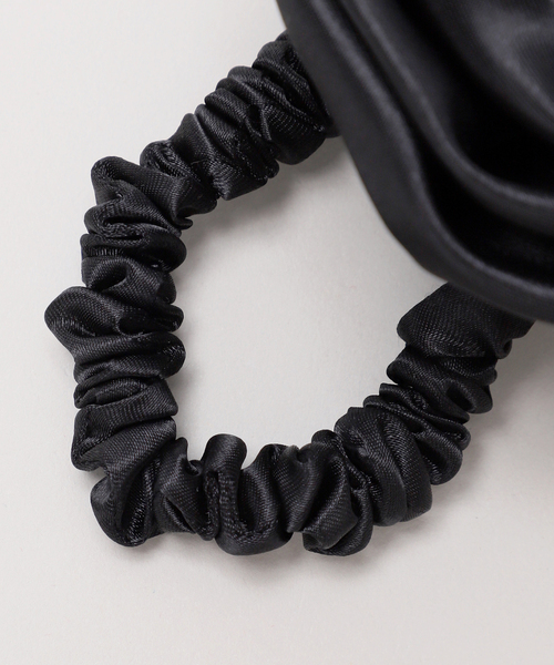 Spick & Span（スピックアンドスパン）の「Spick & Span ローズモチーフゴム（ヘアゴム・レディース・ブラック・FREE）」の5枚目の写真