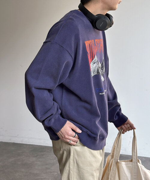 CPCM(シーピーシーエム)の「パウダー加工裏毛スウェット(Tシャツ/カットソー・レディース・ブラック系その他2/ブラック系その他3/ブラック系その他/グリーン/イエロー/ネイビー・LARGE/MEDIUM)」の16枚目の写真