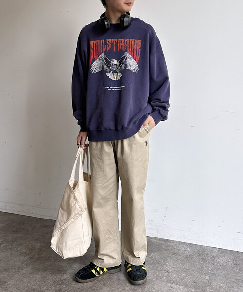 CPCM(シーピーシーエム)の「パウダー加工裏毛スウェット(Tシャツ/カットソー・レディース・ブラック系その他2/ブラック系その他3/ブラック系その他/グリーン/イエロー/ネイビー・LARGE/MEDIUM)」の17枚目の写真