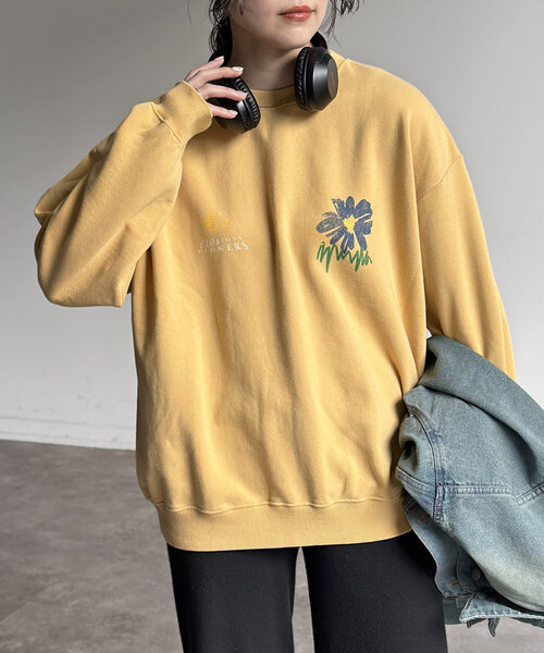CPCM(シーピーシーエム)の「パウダー加工裏毛スウェット(Tシャツ/カットソー・レディース・ブラック系その他2/ブラック系その他3/ブラック系その他/グリーン/イエロー/ネイビー・LARGE/MEDIUM)」の19枚目の写真