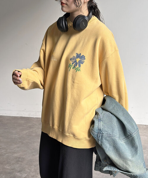 CPCM(シーピーシーエム)の「パウダー加工裏毛スウェット(Tシャツ/カットソー・レディース・ブラック系その他2/ブラック系その他3/ブラック系その他/グリーン/イエロー/ネイビー・LARGE/MEDIUM)」の20枚目の写真