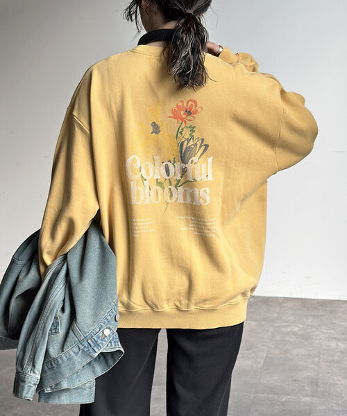 CPCM(シーピーシーエム)の「パウダー加工裏毛スウェット(Tシャツ/カットソー・レディース・ブラック系その他2/ブラック系その他3/ブラック系その他/グリーン/イエロー/ネイビー・LARGE/MEDIUM)」の21枚目の写真