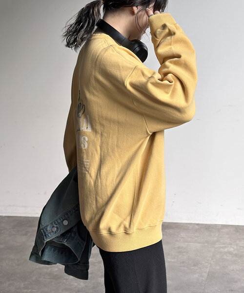 CPCM(シーピーシーエム)の「パウダー加工裏毛スウェット(Tシャツ/カットソー・レディース・ブラック系その他2/ブラック系その他3/ブラック系その他/グリーン/イエロー/ネイビー・LARGE/MEDIUM)」の22枚目の写真