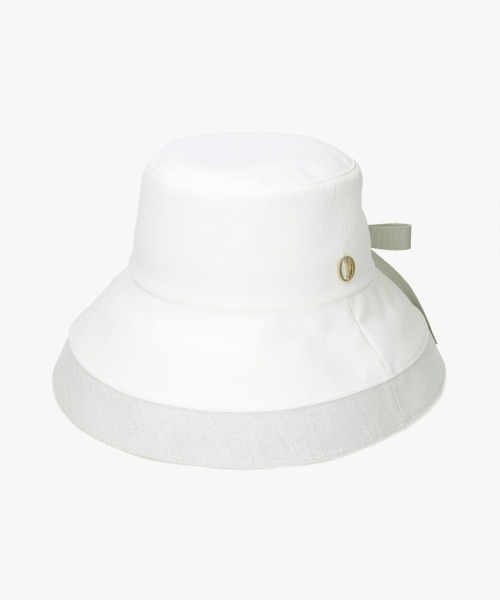 Chapeau d' O（シャポードオー）の「Chapeau d' O  T/C Compact Capeline / シャポードオー（ハット・レディース・ホワイト/ネイビー/ブラック/ベージュ/ブラウン・S(56cm)/L 59cm/M/57.5cm）」の16枚目の写真