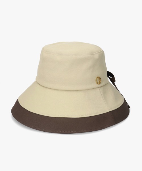 Chapeau d' O（シャポードオー）の「Chapeau d' O  T/C Compact Capeline / シャポードオー（ハット・レディース・ホワイト/ネイビー/ブラック/ベージュ/ブラウン・S(56cm)/L 59cm/M/57.5cm）」の6枚目の写真