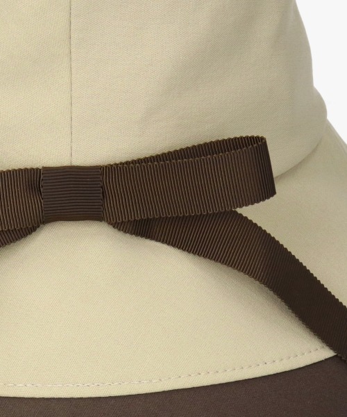 Chapeau d' O（シャポードオー）の「Chapeau d' O  T/C Compact Capeline / シャポードオー（ハット・レディース・ホワイト/ネイビー/ブラック/ベージュ/ブラウン・S(56cm)/L 59cm/M/57.5cm）」の13枚目の写真