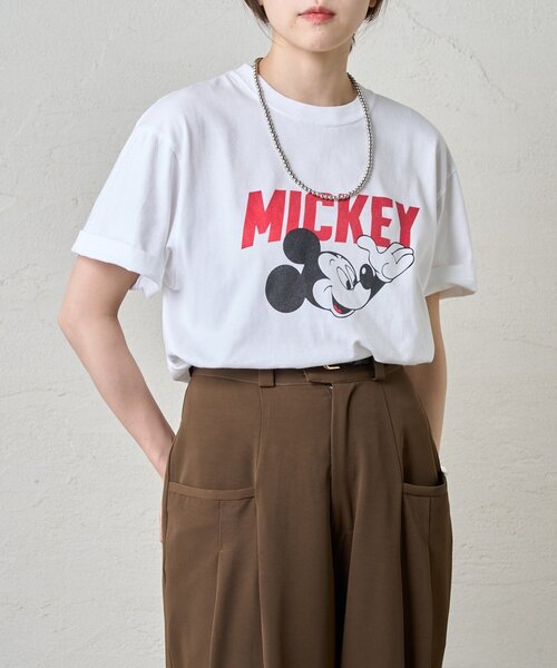 SHENERY（シーナリー）の「【GOOD ROCK SPEED】Mickey/Tee（Tシャツ/カットソー・レディース・ホワイト/チャコールグレー・FREE）」の11枚目の写真