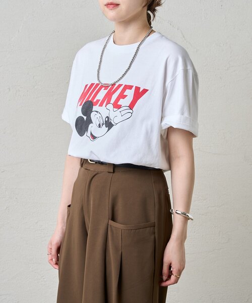 SHENERY（シーナリー）の「【GOOD ROCK SPEED】Mickey/Tee（Tシャツ/カットソー・レディース・ホワイト/チャコールグレー・FREE）」の13枚目の写真
