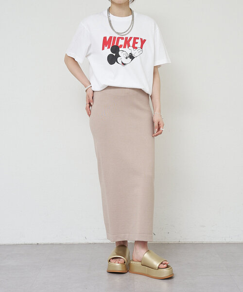 SHENERY（シーナリー）の「【GOOD ROCK SPEED】Mickey/Tee（Tシャツ/カットソー・レディース・ホワイト/チャコールグレー・FREE）」の18枚目の写真