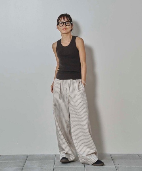 Stripe Easy Pants（その他パンツ）｜TODAYFUL（トゥデイフル）の