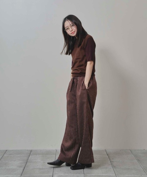 TODAYFUL（トゥデイフル）の「Stripe Easy Pants（その他パンツ）」 - WEAR