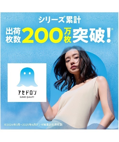 GUNZE（グンゼ）の「アセドロン ソックス ショート丈 ベタつき瞬時にどこへやら（ソックス/靴下・レディース・ネイビー/杢グレー/チャコール/ブラック・22.0～24.0cm）」の9枚目の写真