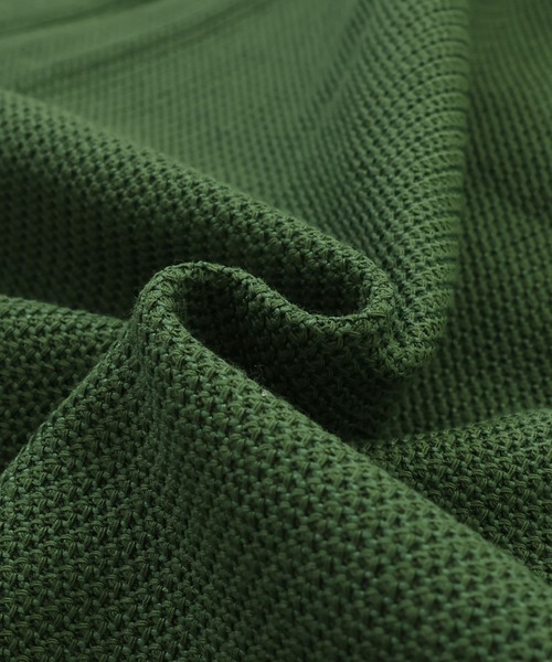 KRIFF MAYER Lady's Collection（クリフメイヤーレディースコレクション）の「【接触冷感】冷感リンクスカノコゆるポロ（ポロシャツ・レディース・ブラック/ネイビー/オフホワイト/カラフル/グリーン/ピンク・LARGE/MEDIUM）」の21枚目の写真