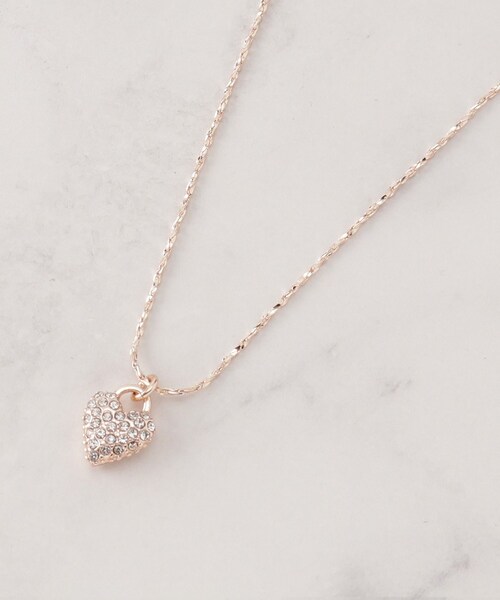 SHOO・LA・RUE（シューラルー）の「【2WAY】ハートモチーフネックレス（ネックレス・レディース・シルバー/ゴールド/ピンクゴールド・00）」の3枚目の写真