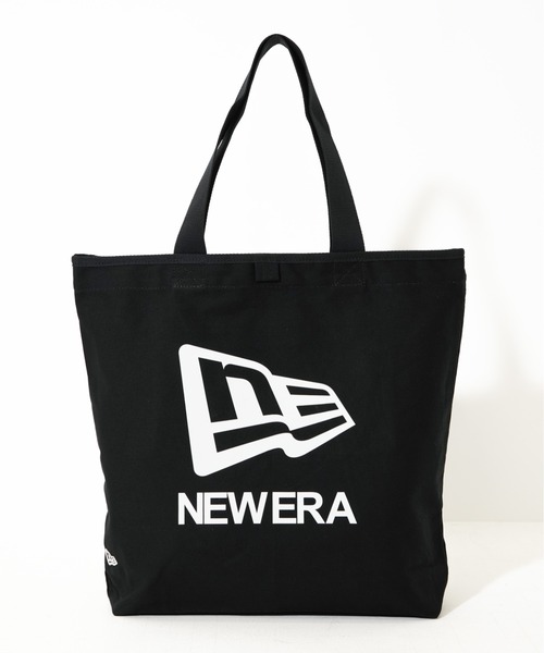 NEW ERA(ニューエラ)の「【NEW ERA/ニューエラ】CANVAS TOTE F AND W(トートバッグ・レディース・アイボリー/ブラック・FREE)」の2枚目の写真
