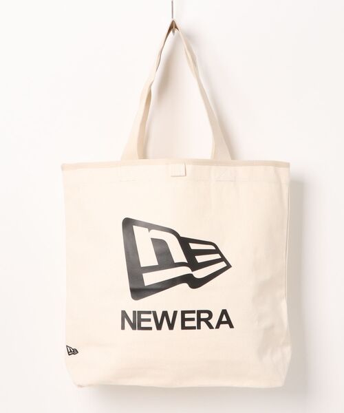 NEW ERA(ニューエラ)の「【NEW ERA/ニューエラ】CANVAS TOTE F AND W(トートバッグ・レディース・アイボリー/ブラック・FREE)」の12枚目の写真