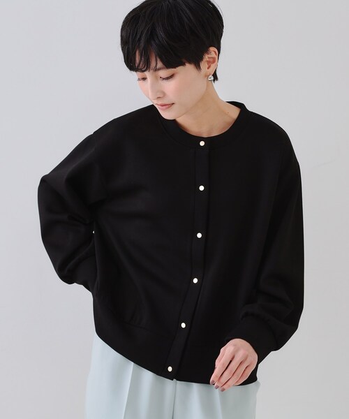 セール】スナップボタンカーディガン【洗濯機洗い可】（カーディガン