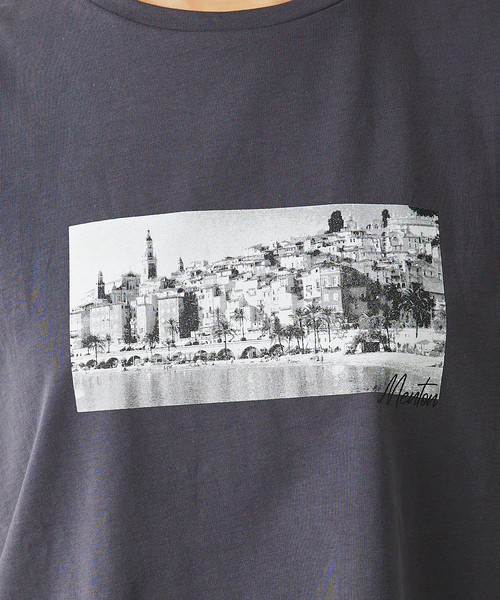 abahouse mavie（アバハウスマヴィ）の「フォトノースリ（Tシャツ/カットソー・レディース・ホワイト/チャコールグレー・フリー）」の11枚目の写真