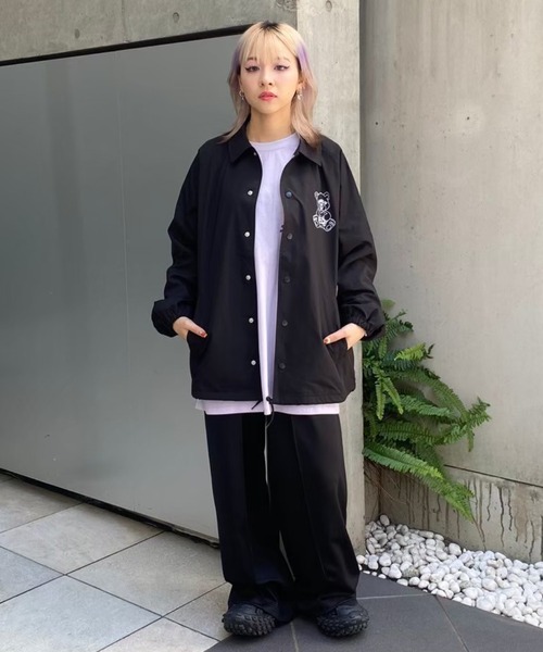 Candy Stripper（キャンディストリッパー）の「FREAK OUT COACH ジャケット（その他アウター・レディース・ブラック・2）」の16枚目の写真