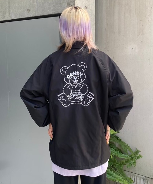 Candy Stripper（キャンディストリッパー）の「FREAK OUT COACH ジャケット（その他アウター・レディース・ブラック・2）」の6枚目の写真