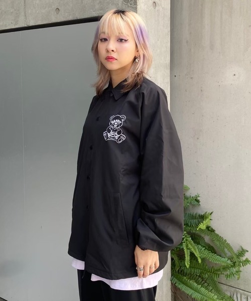 Candy Stripper（キャンディストリッパー）の「FREAK OUT COACH ジャケット（その他アウター・レディース・ブラック・2）」の5枚目の写真