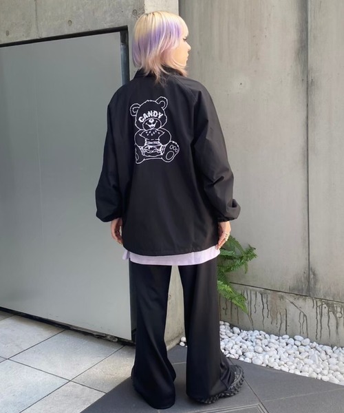 Candy Stripper（キャンディストリッパー）の「FREAK OUT COACH ジャケット（その他アウター・レディース・ブラック・2）」の18枚目の写真