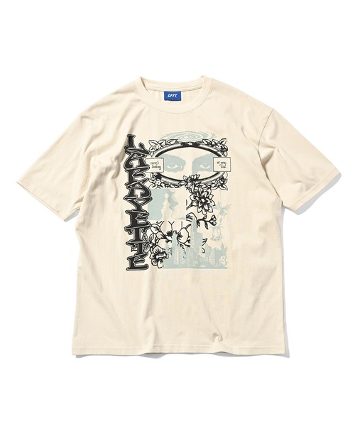 LFYT(エルエフワイティー)の「LFYT ラファイエット【Lafayette】- ロゴ ストリート アウトドア オーバー アメリカ ビンテージ オリジナル Tシャツ【LOOK AROUND THE CITY TEE LS250115】(Tシャツ/カットソー・メンズ・チャコールグレー/ナチュラル/ライトパープル・X-LARGE/MEDIUM/LARGE/XX-LARGE/SMALL)」の1枚目の写真