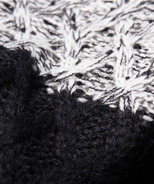 GLOBAL WORK（グローバルワーク）の「5ゲージケーブルバイカラープルオーバー/568277（ニット/セーター・メンズ・ブラック/カーキ/ダークブルー・X-LARGE/LARGE/SMALL/MEDIUM）」の8枚目の写真