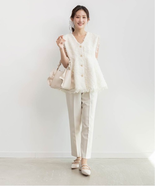 RANDA(ランダ)の「ベーシックメリージェーンパンプス(パンプス・レディース・アイボリー/シルバー/ブラック・L/LL/S/M)」の4枚目の写真