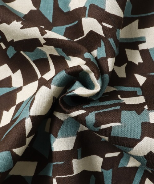 hunch（ハンチ）の「総柄プリント イージーストレートパンツ（その他パンツ・レディース・ブラウン系その他/ネイビー系/グリーン系その他・FREE）」の5枚目の写真