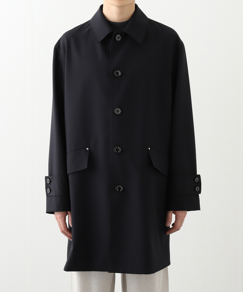 Mackintosh(マッキントッシュ)の「MACKINTOSH (マッキントッシュ) HUMBIE GTS SL WOOL G251HI1077CODE(ステンカラーコート・メンズ・ネイビー・38/36/40)」の4枚目の写真