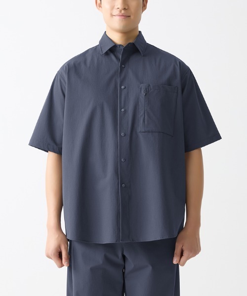 BODY WILD by BEAMS DESIGN ストレッチナイロン 半袖シャツ（シャツ