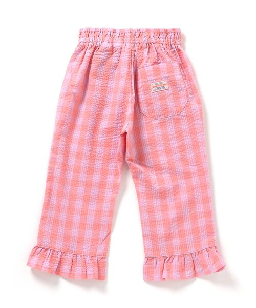 BREEZE（ブリーズ）の「【リンク/ジュニア対応】裾フリルチェックパンツ（その他パンツ・キッズ・ブラック/ピンク/イエロー・80/90/100/110/120/130/140）」の8枚目の写真