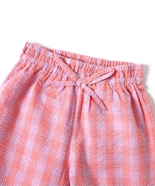 BREEZE（ブリーズ）の「【リンク/ジュニア対応】裾フリルチェックパンツ（その他パンツ・キッズ・ブラック/ピンク/イエロー・80/90/100/110/120/130/140）」の9枚目の写真