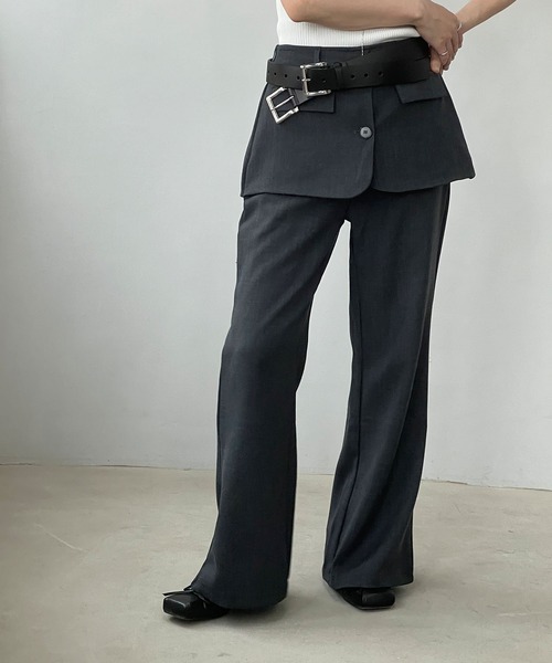 chuclla（チュクラ）の「スクエアトゥ ストラップ リボンミュール chs25s004（その他シューズ・レディース・ブラック/ホワイト・35/36/37/38/39）」の14枚目の写真