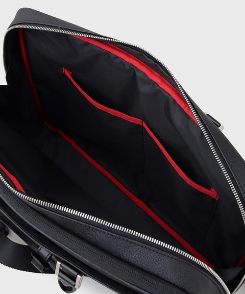 TAKEO KIKUCHI（タケオキクチ）の「コーデュラ（R） コーティング ブリーフケース（ビジネスバッグ・メンズ・ネイビー/ブラック・00）」の9枚目の写真