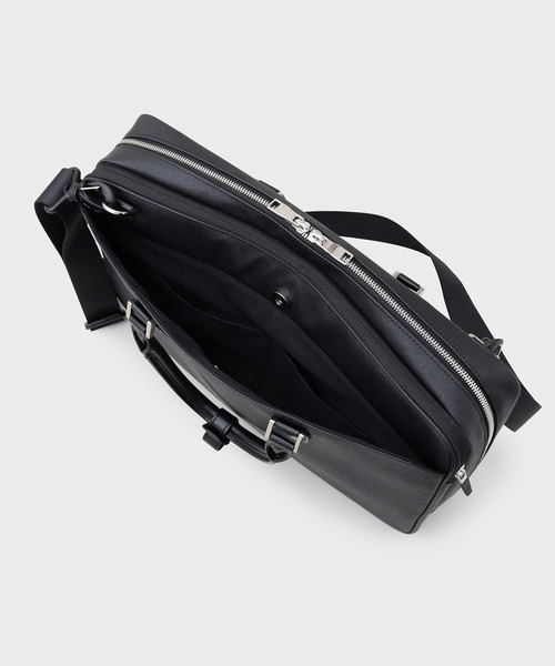 TAKEO KIKUCHI（タケオキクチ）の「コーデュラ（R） コーティング ブリーフケース（ビジネスバッグ・メンズ・ネイビー/ブラック・00）」の11枚目の写真