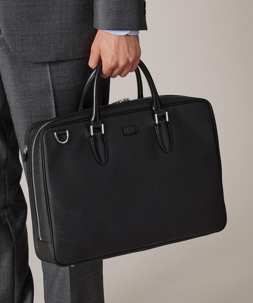 TAKEO KIKUCHI（タケオキクチ）の「コーデュラ（R） コーティング ブリーフケース（ビジネスバッグ・メンズ・ネイビー/ブラック・00）」の14枚目の写真